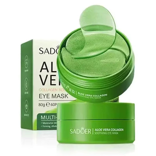 60 Collagen Aloe Eye Masks – For Dark Circles, Puffiness, and Hydration Around the Eyes