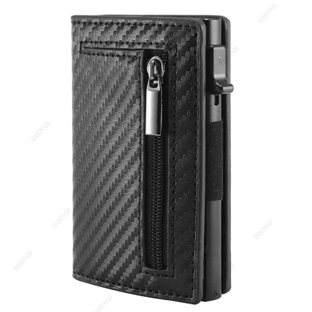 Luxury Men’s Wallet with Automatic Opening – Minimalist Design, RFID Protection, and Premium Leather