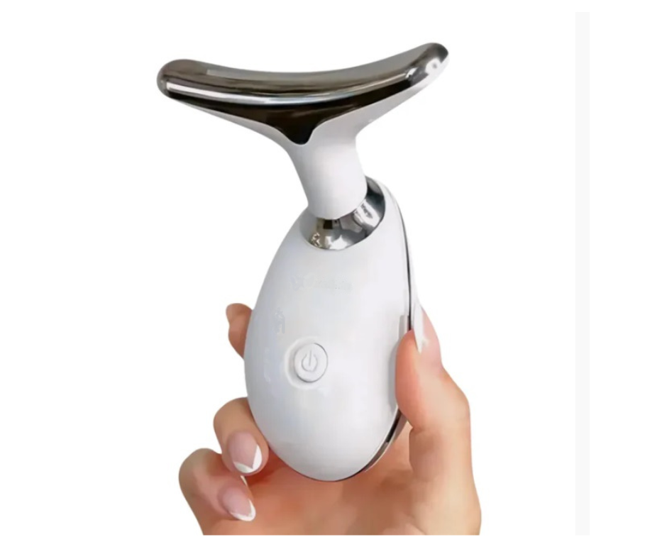 LumiSkin™ – EMS Device for Face and Neck with Red Light Therapy for Skin Rejuvenation, Lifting, and Contouring Facial Lines