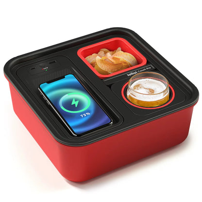 🔥 Smart Anti-Spill Storage Stand with Wireless Charging