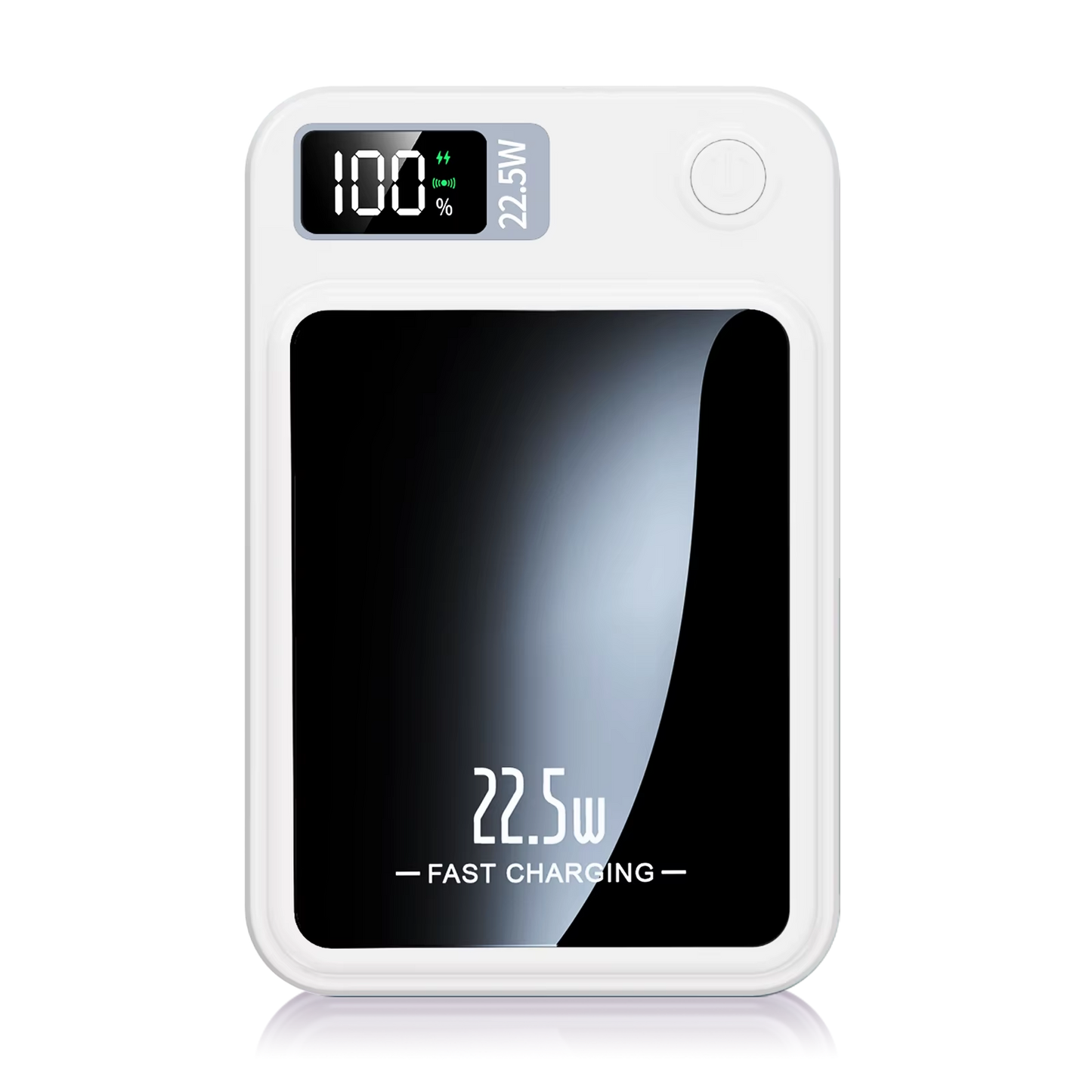 10,000mAh Magnetic Portable Battery – 22.5W Fast Wireless Charging with LED Display and Foldable Stand for iPhone