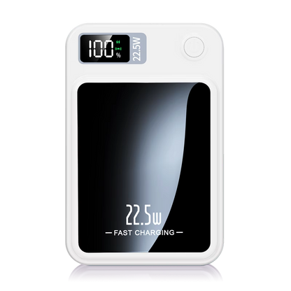 10,000mAh Magnetic Portable Battery – 22.5W Fast Wireless Charging with LED Display and Foldable Stand for iPhone