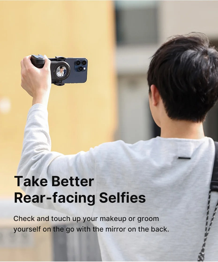 Bluetooth Camera Handle with MagSafe – Perfect Stability for Smartphone Photography