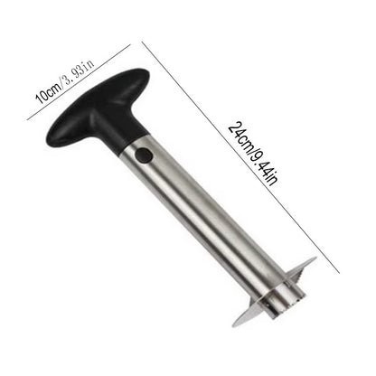 Professional Stainless Steel Pineapple Slicer with Non-Slip Handle – Tasty Pineapple Slicer