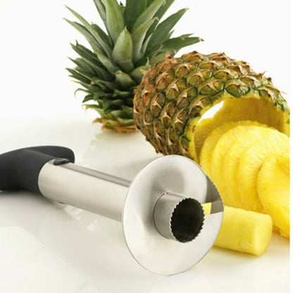 Professional Stainless Steel Pineapple Slicer with Non-Slip Handle – Tasty Pineapple Slicer