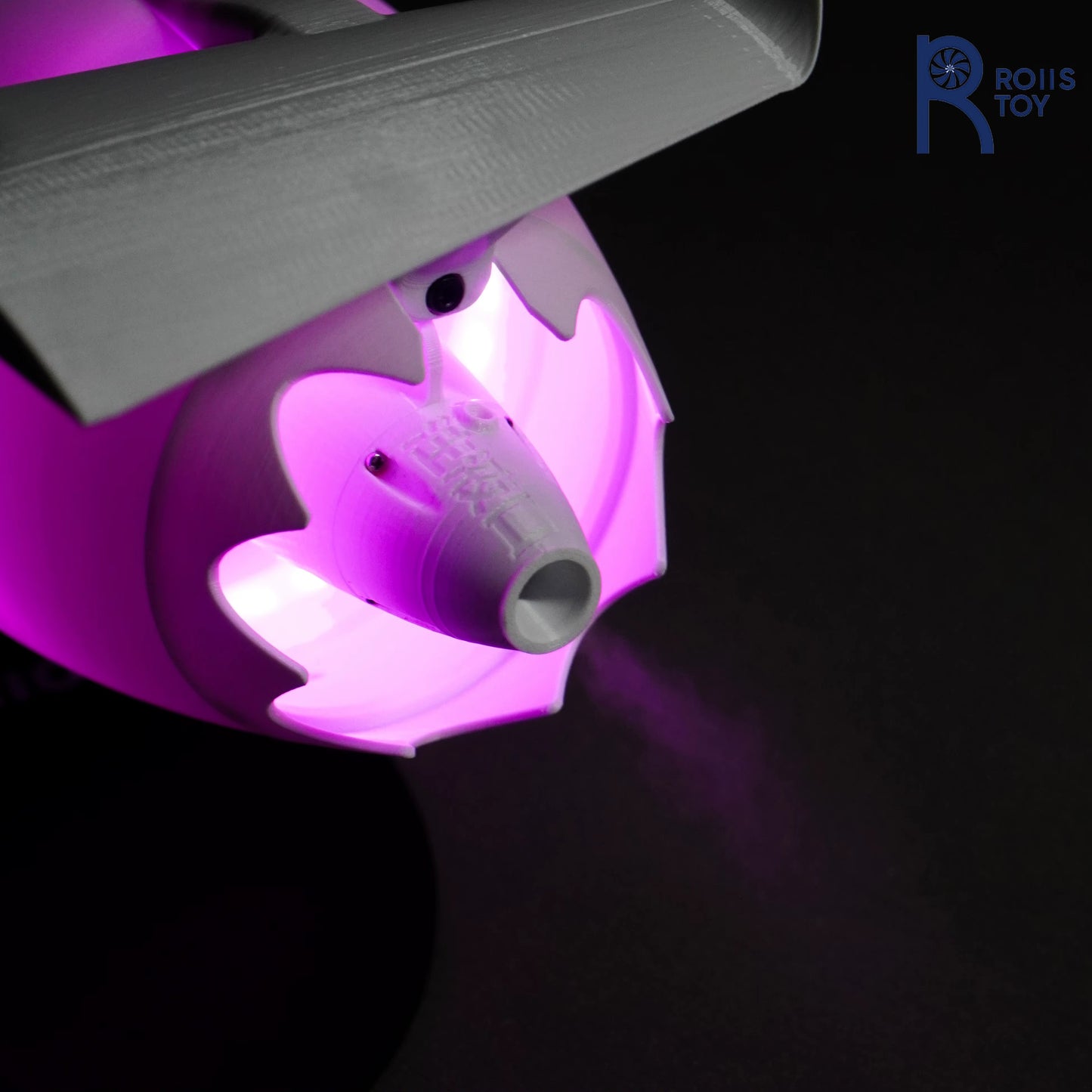 Turbo Air Humidifier with Single Nozzle – Includes Ventilation Feature and Stunning RGB Lighting for Home and Office Use