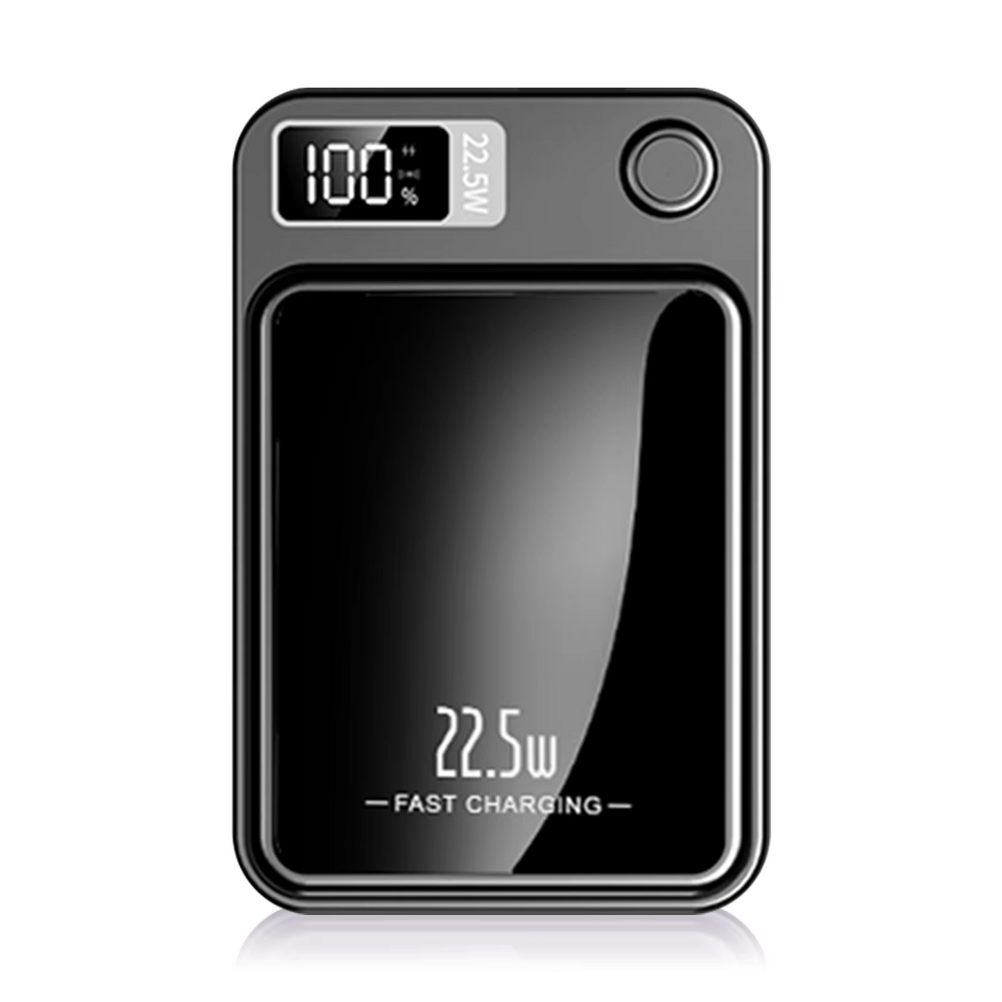 10,000mAh Magnetic Portable Battery – 22.5W Fast Wireless Charging with LED Display and Foldable Stand for iPhone