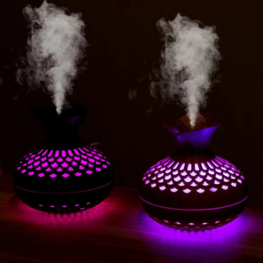 Tree-Style Design Ultrasonic Aroma Diffuser – Air Freshener with Night Light for Aroma and Freshness at Home