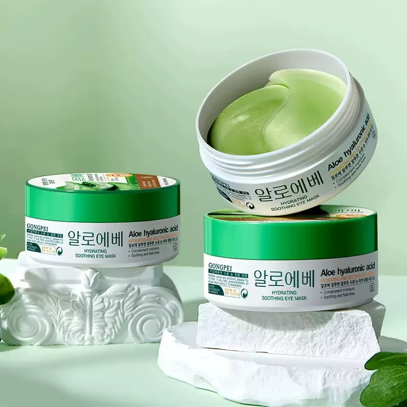 60 Collagen Aloe Eye Masks – For Dark Circles, Puffiness, and Hydration Around the Eyes