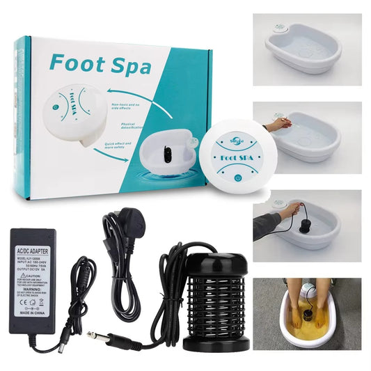 Ionic Foot Bath Detox Device – Toxin Cleansing, Relaxing Massage, and Energy Renewal for Body and Mind
